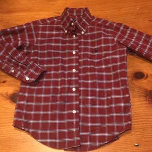 Brooks Brothers Red Plaid Kids Button Down Shirt